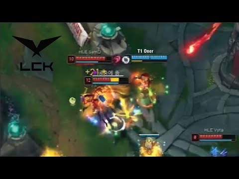 T1 Oner with an INSANE insec on enemy adc