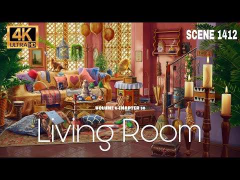 June's Journey Scene 1412 Vol 6 Ch 38 Living Room *Full Mastered Scene* 4K