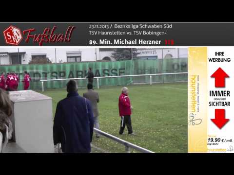 TSV Haunstetten vs. TSV Bobingen 89. Min.  Michael Herzner