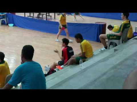 Mateo Dvorani vs Yanglun Zhao - 2015 Oceania Junior Championships
