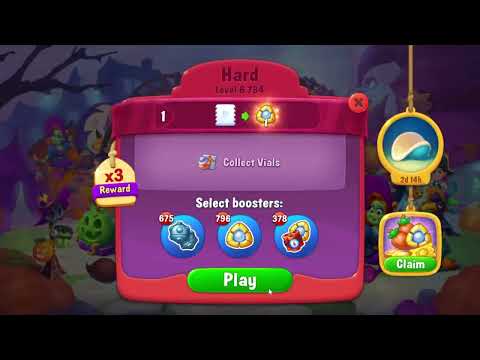 Fishdom 6784 Hard Level - 13 moves - NO BooSTERS