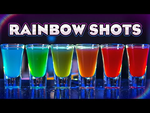 RAINBOW SHOTS 🌈 that taste good @TheDrCork