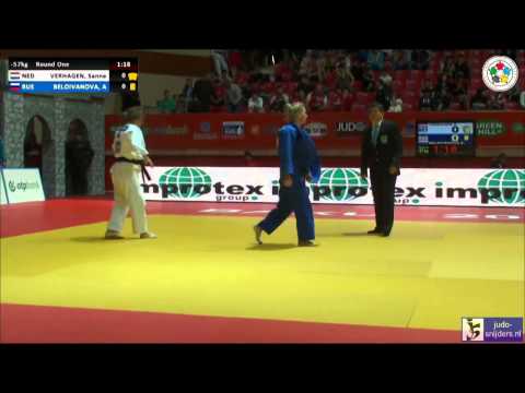 Judo 2014 Grand Slam Baku: Verhagen (NED) - Beloivanova (RUS) [-57kg]