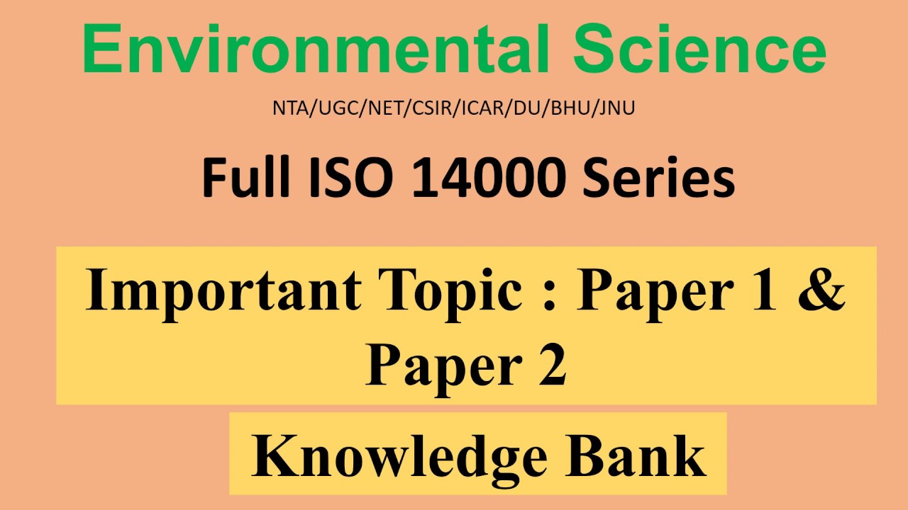 FULL ISO 14000 SERIES