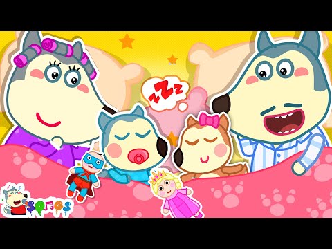 Baby Baby! Sleep Tight! 🎶 Ten in Bed Song 🎶 Wolfoo's Nursery Rhymes & Kids Songs @WolfooNurseryRhymes