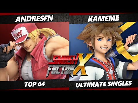 Smash Factor X - AndresFn (Terry) Vs. Kameme (Sora) Smash Ultimate - SSBU