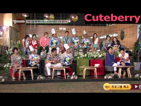 130623 KYUHYUN Cut in Dad's cooking class on Mamma mia