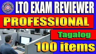 LTO EXAM REVIEWER for PROFESSIONAL DRIVER'S LICENSE TAGALOG VERSION PRO