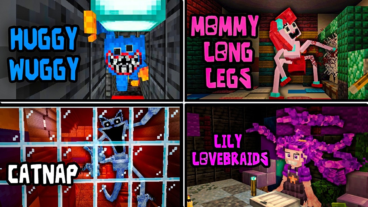 [All Chapters] Poppy Playtime Chapter 1 2 3 4 5 in Minecraft - map