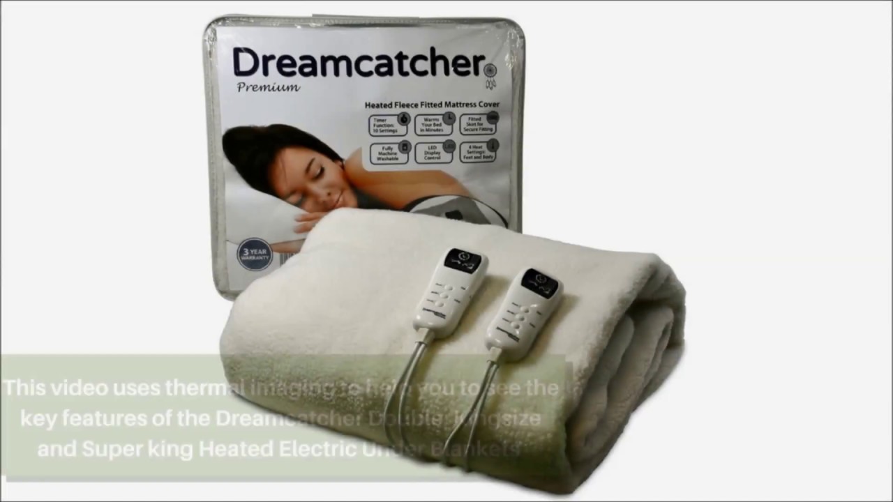 Dreamcatcher Heated Electric Under Blanket double, king-size and super-king heat zones