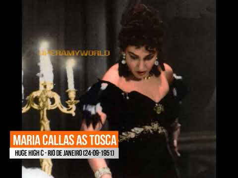 Maria Callas sings A Huge High C as Tosca (Rio, 24/09/1951)