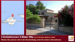 preview picture of video '3 Schlafzimmern 2 Bäder Villa zu verkaufen in Port D'Alcudia, Mallorca, Spain'