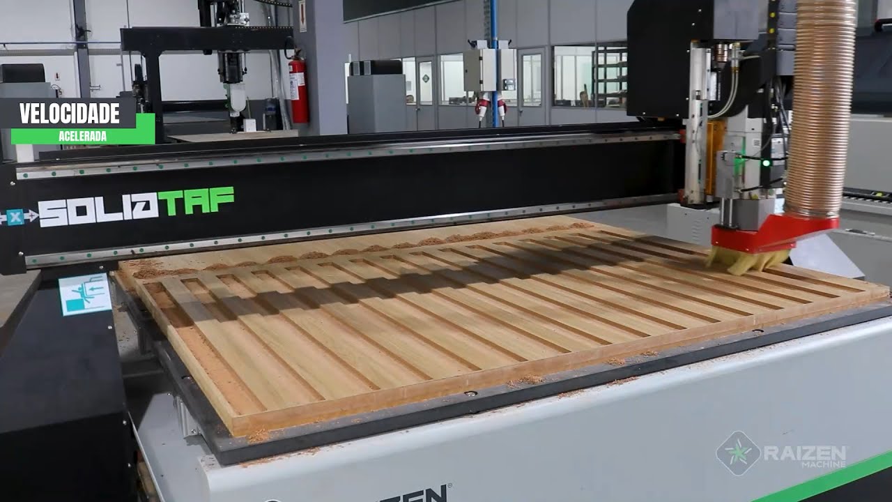 PAINEL RIPADO ENCAIXADO COM ROUTER CNC PARA MARCENARIA - RAIZEN MACHINE