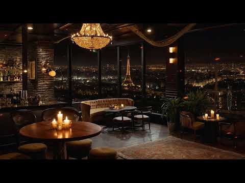 Elegant Jazz Saxophone in Paris Luxury Bar Ambience Relaxing Cocktail Music for Stress Relief Sleep