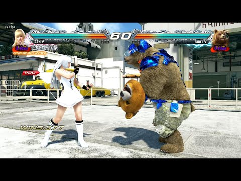 L7 03 Lili Ryona Angel Rochefort vs Kuma - Tekken 7 5.00 ( Anakin x24 ) Gameplay PC RX 570