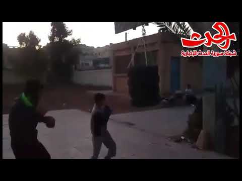 ملاكم سوري يتدرب بأبسط الإمكانيات ؟!