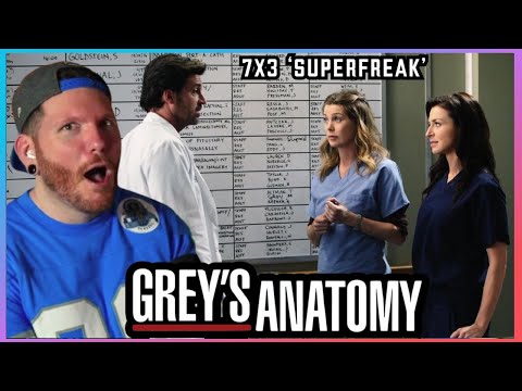 Amelia Shepherd has arrived! | First time watching Grey's Anatomy REACTION 7x3 'Superfreak'