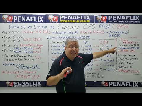 Concurso CFO PMBA e CBMBA 2022 - EDITAL PUBLICADO - NÃO DEIXE DE ASSISTIR - Análise do Edital