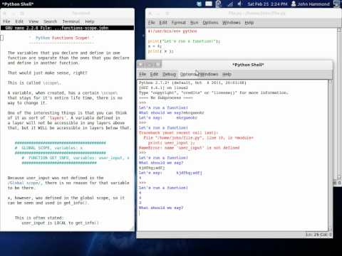 Python 10 Functions Scope