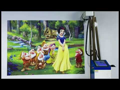 Vertical inkjet wall printer
