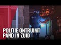 Live: Ontruiming krakers Amsterdam Zuid