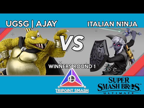 Tripoint Smash 43 - Winners Round 1 - UGSG | Ajay (King K Rool) Vs. ITALIAN N1NJA (Link)