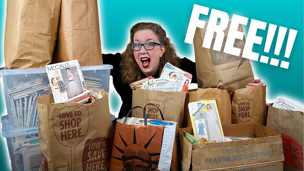 FREE Vintage Pattern Haul! (Yes, you read that right, FREE)