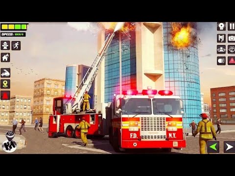 Fire Truck Driving School: 911 Emergency Response- New Anroid Gameplay