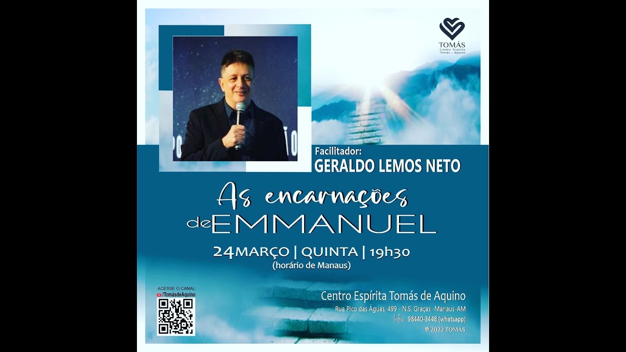 As encarnações de Emmanuel - estudo de Geraldo Lemos Neto