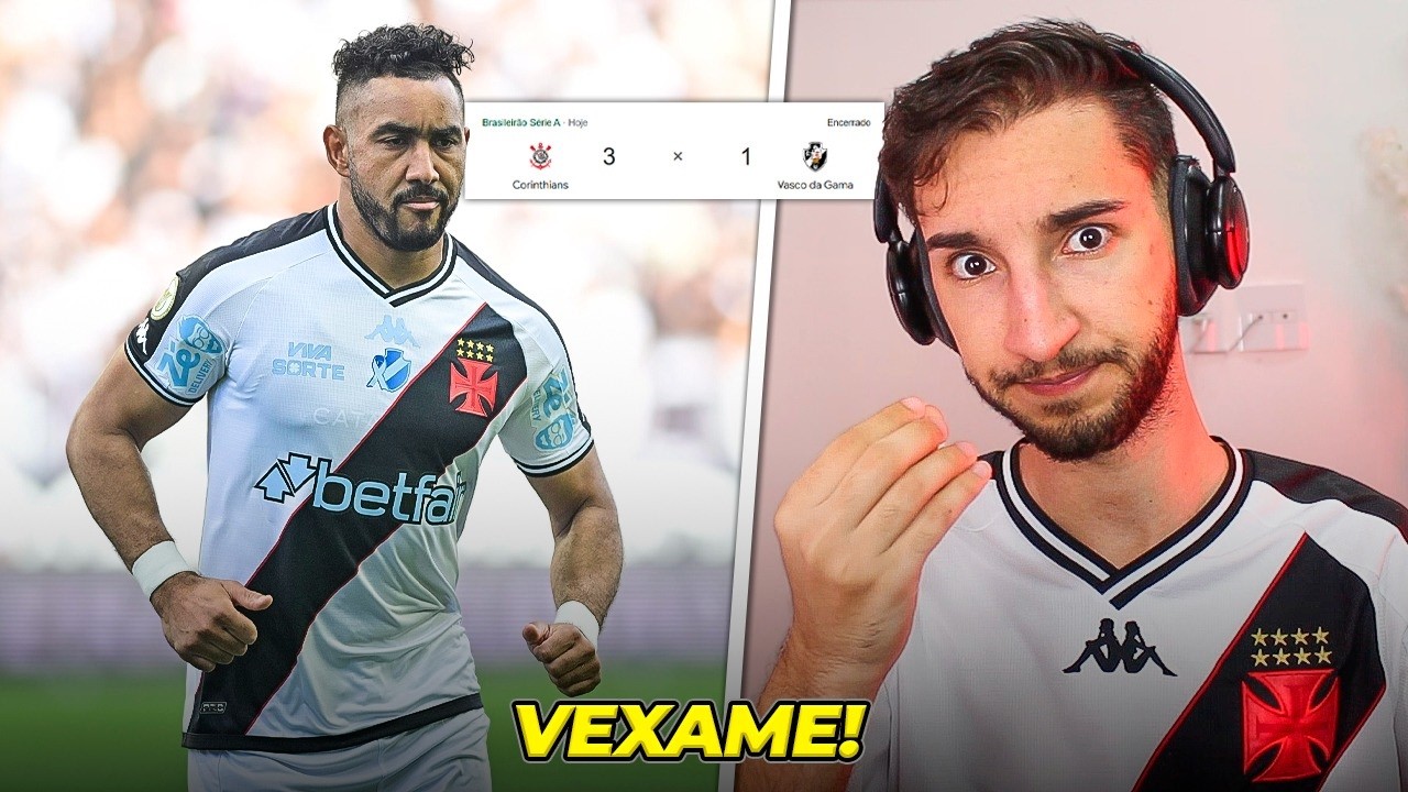 Vasco 1 x 3 Corinthians - VASCO HUMILHADO DNV! 😡