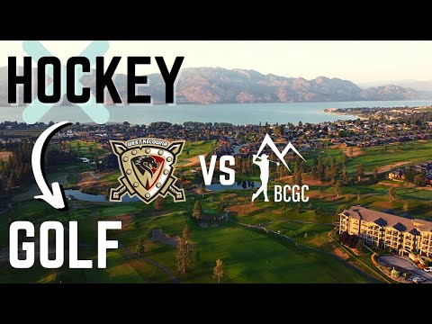 GOLF vs. HOCKEY | Match Play w/ PLAYOFF against the West Kelowna Warriors | Two Eagles Golf Course.