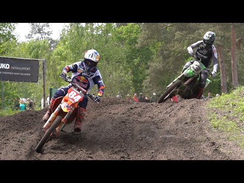 Jeffrey Herlings & Romain Febvre Fighting For the Win at the Dutch Masters of Motocross in Oldebroek