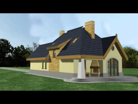 Poziomka B - projekt domu pracowni Horyzont