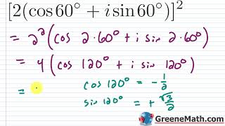 De Moivre's Theorem Practice Test Full Solutions