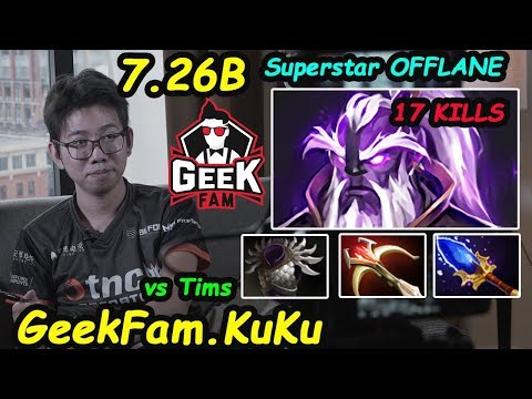 GeekFam KuKu [Void Spirit] Superstar LODI OFFLANE vs TNC.Tims Dota 2 pro Gameplay 7.26b