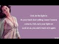 Lana Del Rey Let The Light In Lyrics