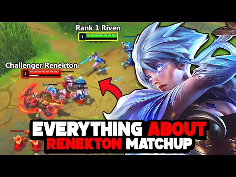 Rank 1 Riven teaches you EVERYTHING about Riven vs Renekton matchup in Challenger