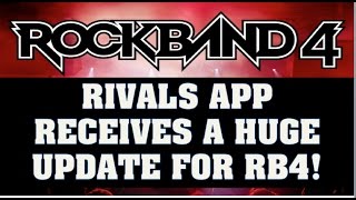 Rock Band 4 News  Rivals App Gets Huge Update!