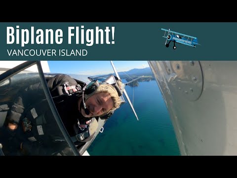 Boeing-Stearman Biplane Flight  - 4K