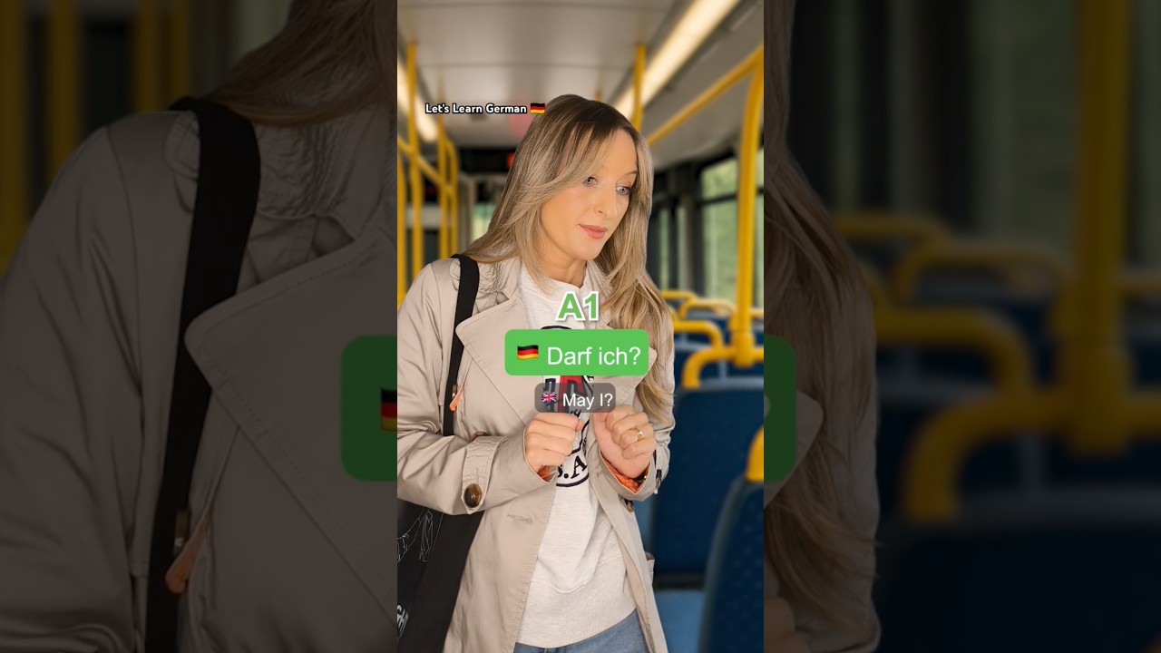 A1 - Native|Asking for the seat in German 🇩🇪