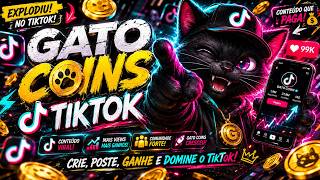 SAIU GATO COINS TIKTOK AUTOMAÇÃO