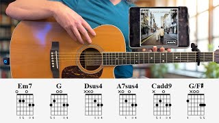Wonderwall Guitar Lesson - Oasis Easy Beginner Tutorial with Capo & Tabs