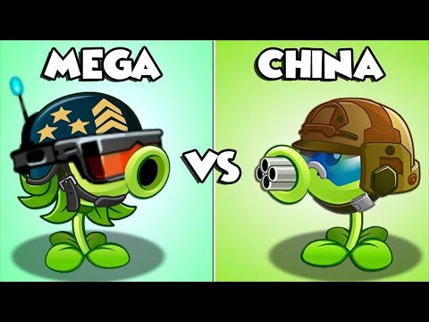 Team NEW PLANT International vs Chinese Version - Who Will Win? - PvZ 2 Team Plant Battlez
