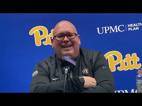Wake Forest HC Steve Forbes Postgame Press Conference After Loss at Pitt
