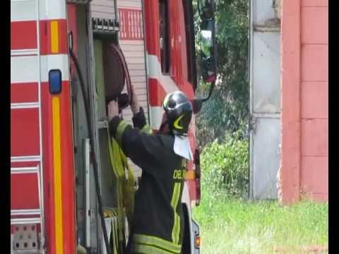 Incendio ditta Cocquio Trevisago