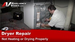 Amana Dryer Repair - Not Heating or Drying - Thermostat