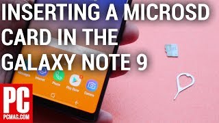 How to Insert a MicroSD Card in the Samsung Galaxy Note 9
