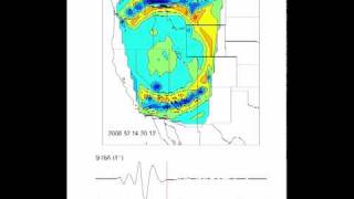 Seismic waves ground motion
