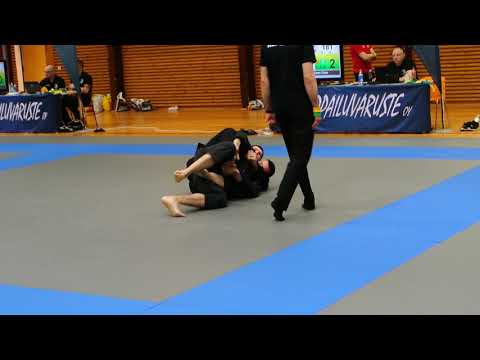 BJJ Finnish Open 2019 Men Blue Belts Open weight 32nd final Asko Häusler   Anton Dmitrakov