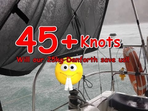 What a STORM | Will a Danforth anchor save us in this wind | Sailing Kejstral Adventures S04E08